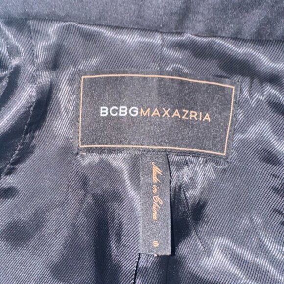 BCBG MAXAZRIA NEW Silk Cotton Bolero Crop Side Zip Jacket Blazer Preppy Pocket S - Picture 7 of 16